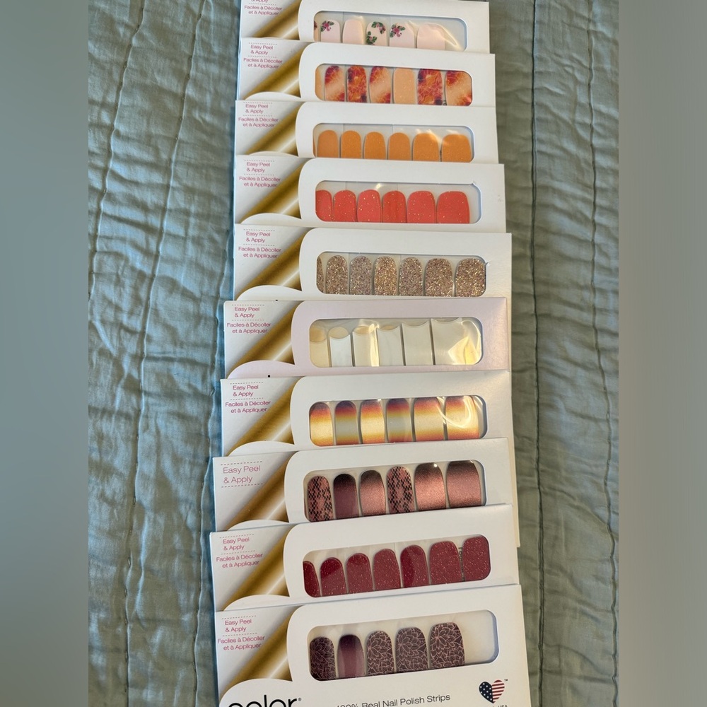 Colorstreet bundle of 10 + various goodies
